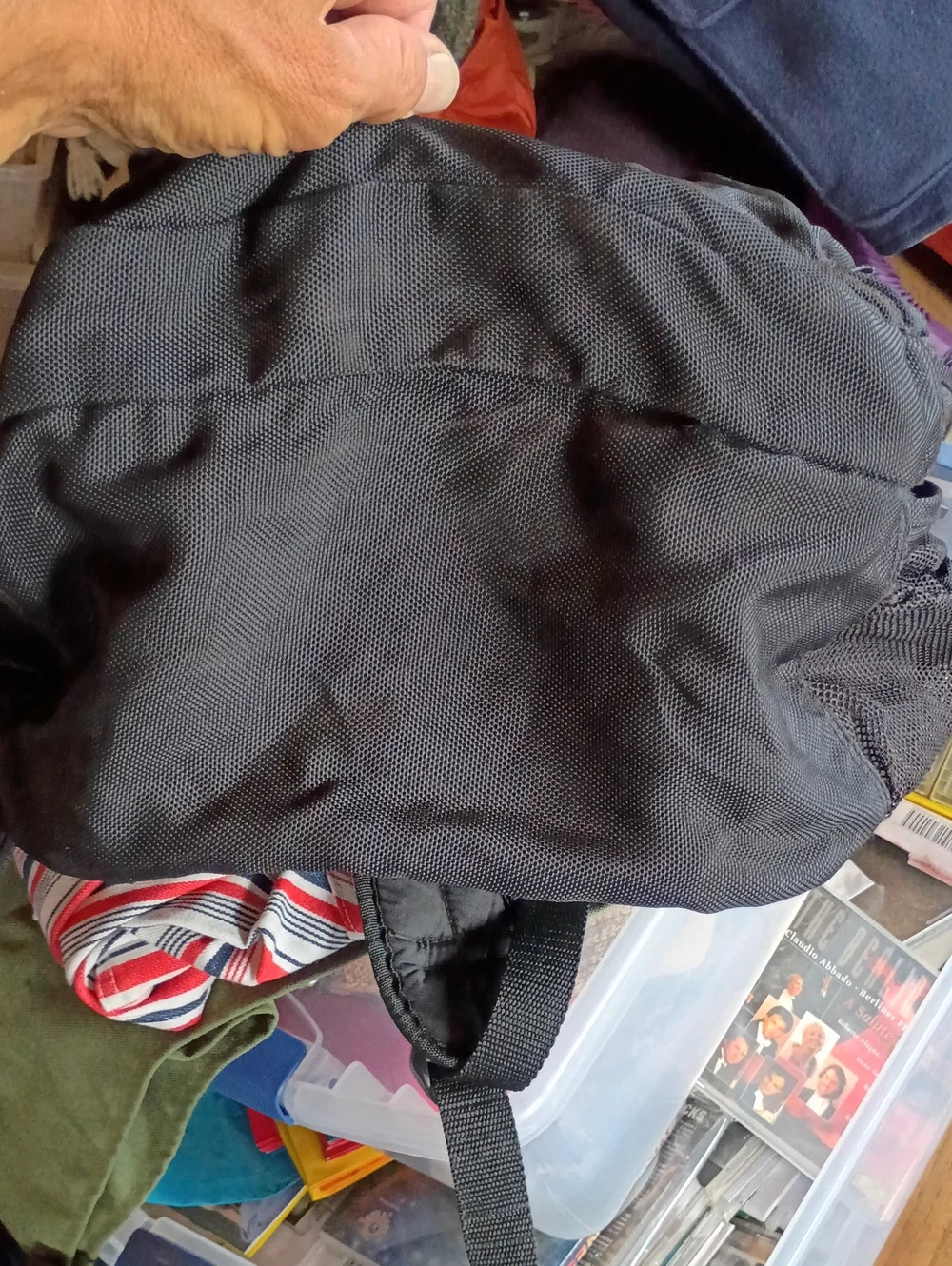 Vintage Polo Sport Backpack Black